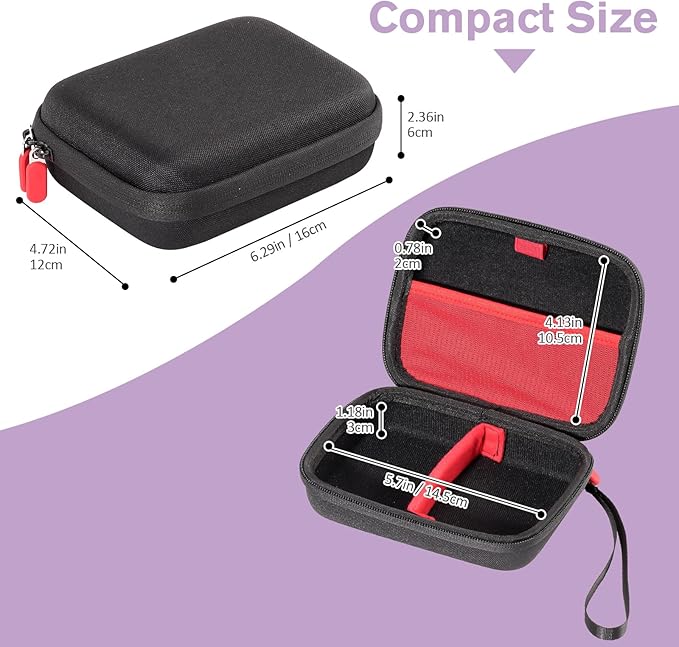 ProCase Hard Playing Card Game Carrying Case, Travel Storage Box Holds 300+ Trading Cards, Bag Holder for Classic Board Game UNO, Five Crowns，SKYJO, PlayMonster and More (Case Only) -Black