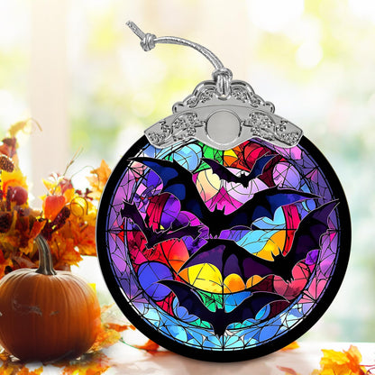 Jocidea Bat Hanging Ornament Glass Ornament - Christmas & Halloween Decoration - Keepsake Gift