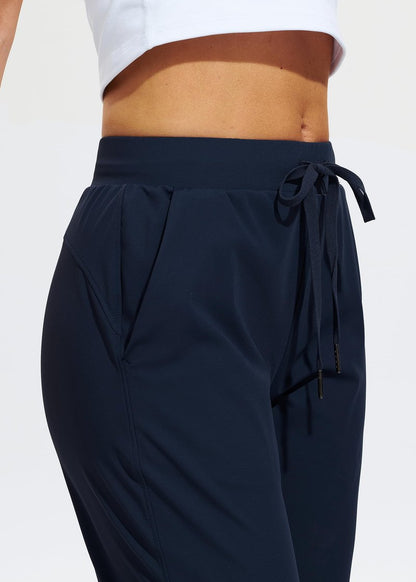 Libin Joggers for Women Petite/Regular/Tall Dance Sweatpants Athletic Workout Tapered Lounge Casual Teacher Pants for Running Yoga Cloths, Navy 3XL