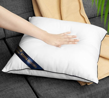 Utopia Bedding Throw Pillow Inserts (Pack of 4, White), 18 x 18 Inches Decorative Indoor Pillows for Sofa, Bed, Couch, Cushion Sham Stuffer