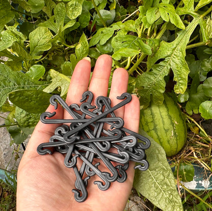 300PCS Grape Vine Trellis - Organize Support Raspberry Canes Grape Grapevines Kiwi Grape Stem Vine Clips Grape Ties Garden Plant Support Clips Holder Fruit Buckles Hooks Training Grow Ties
