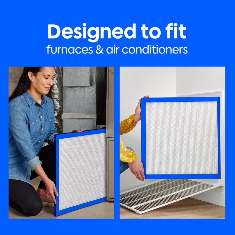 Filtrete 22x22x1 AC Furnace Air Filter, MERV 11, MPR 1000, Micro Allergen Defense, 3-Month Pleated 1-Inch Electrostatic Air Cleaning Filter, 6 Pack (Actual Size 21.69x21.69x0.81 in)