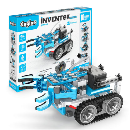 ENGINO- Inventor STEM Toys, Robotorized GinoBot, Construction Toys for Kids 9+, STEM Building Toys, STEM Projects, Gifts for Boys & Girls