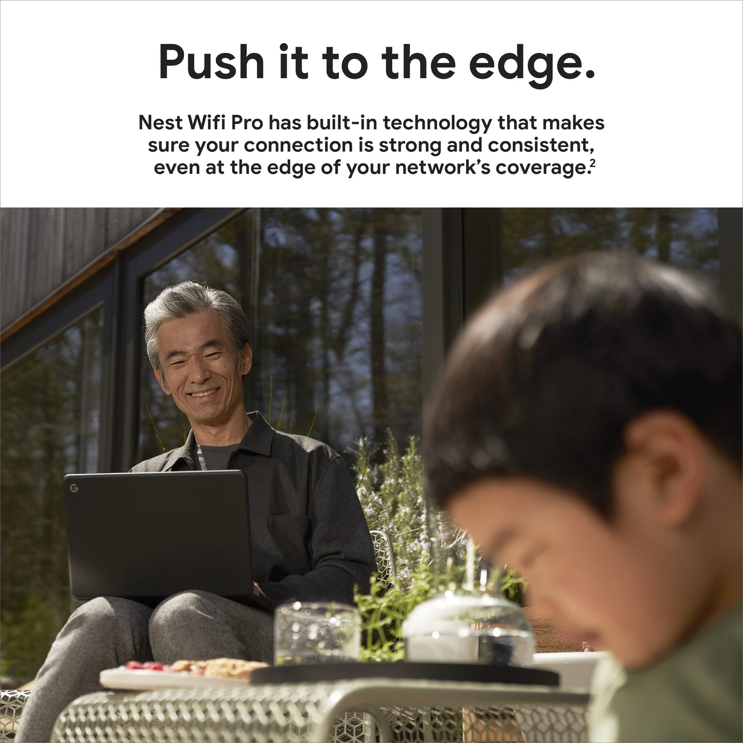 Google Nest WiFi Pro - 6E - Reliable Wi-Fi System with Fast Speed and Whole Home Coverage - Mesh Wi-Fi Router - 3 Pack - Snow, Linen, Fog