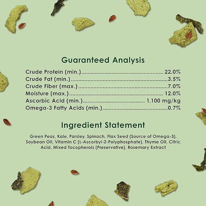 Kaytee Super C Greens, Daily Food Topper with Superfoods for Small Animal Pets, Contains Long-Lasting Vitamin C for Immune Support, 2.75 Ounces