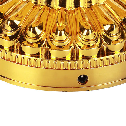 Zerodis Buddhist Lamp 7 Color LED Lotus Lamp with Automatic Color Shift Golden Buddha Night Light for Home Office Yoga Studio (Batteries Not Included)