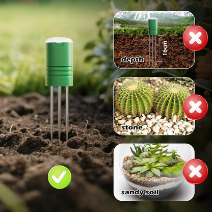 VODESON Soil Moisture Meter for Plants, Multi-Zone Wireless Soil Test Kit & Soil Thermometer, TDR4-in-1 Plant Water Meter, 230ft RF, IPX5 Waterproof, Indoor Outdoor Garden Lawn Farm(Display+4 Sensor)