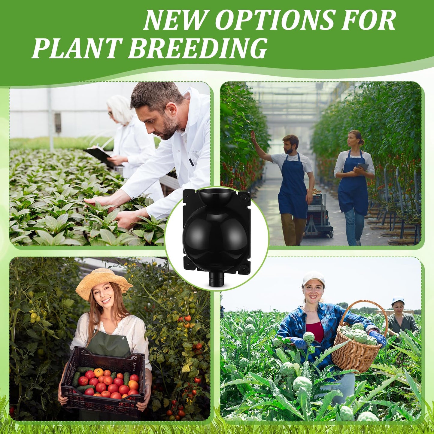 Tanlade 160 Pcs Plant Root Growing Box Small Air Layering Pods Propagation Balls Reusable Plant Rooting Device Black High Pressure Rooting Ball Grafting Tools for Tree Rooter Cuttings Seedlings