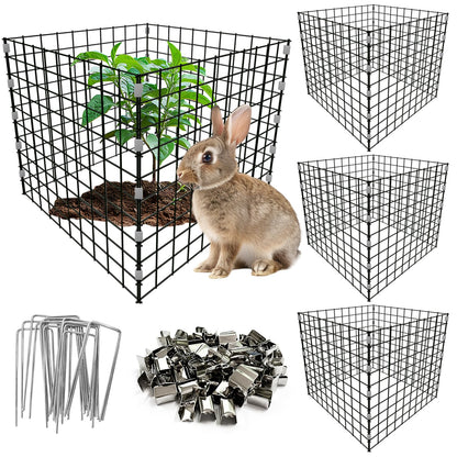 12x12 Inch Chicken Wire Mesh Plant Protectors from Animals Garden Netting Plant Covers Bird Netting for Garden Plant Cages for Outdoor Plants Garden Cloche
