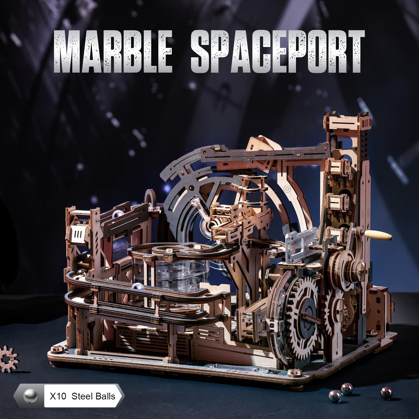 RoWood 3D Puzzles for Adults,Wooden Puzzles for Adults,Marble Run Model Kits,3D Wooden Puzzles Gift