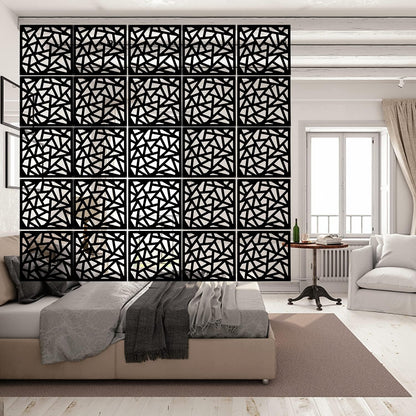 Stepstall Hanging Room Divider Made of Environmentally PVC, 12 PCS Room Divider Partitions Panel Screen for Decorating Bedroom, Dining, Study and Sitting-Room, Hotel, Bar and Restaurant