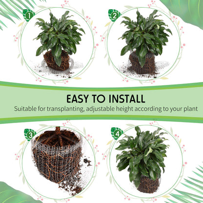 Shappy 10 Pieces Root Guard Gopher Baskets 1 Gallon Stainless Steel Plant Wire Mesh Gopher Cages Anti Vole Animal Plant Baskets