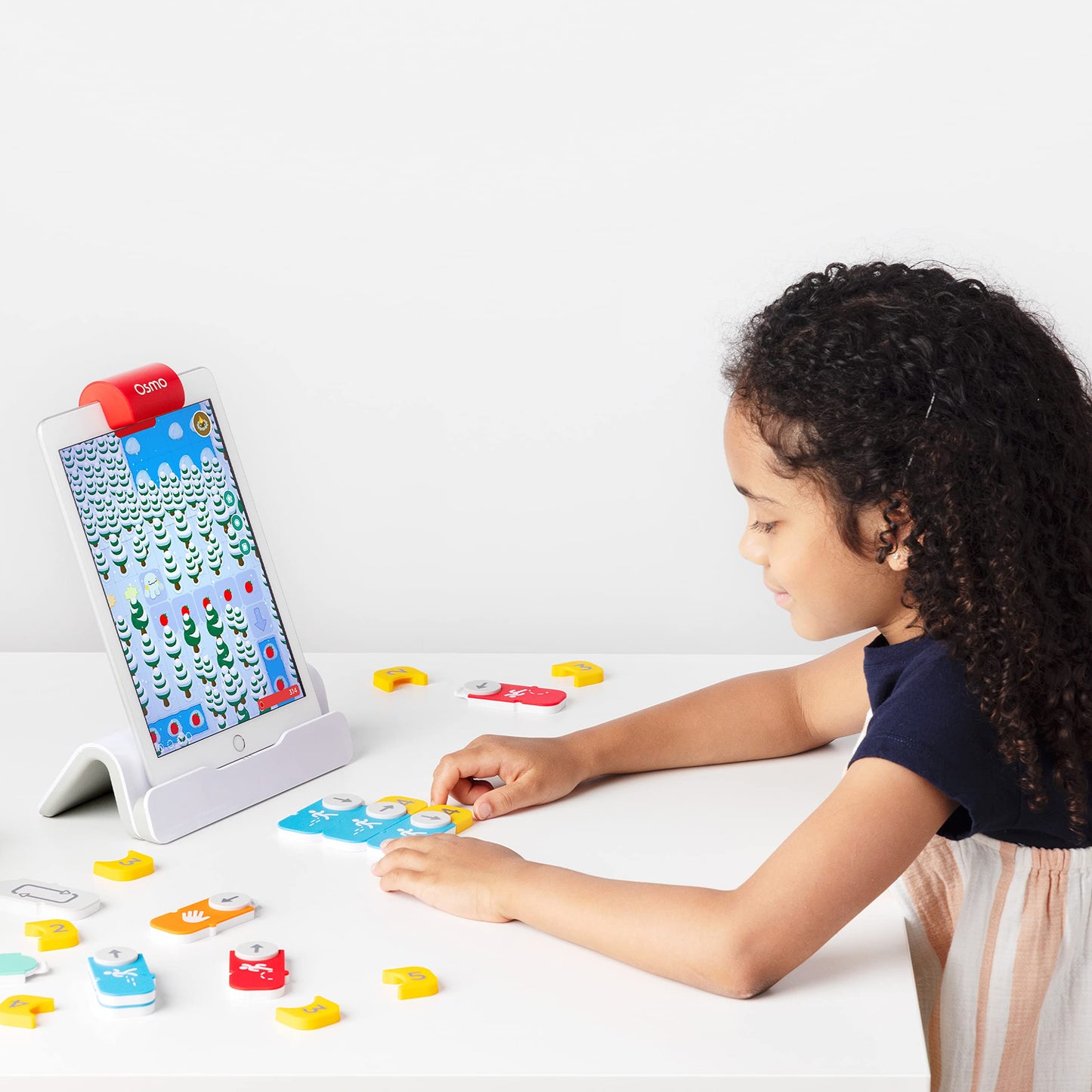 Osmo - Coding Starter Kit for iPad-3 Educational Learning Games-Ages 5-10+ Learn to Code, Basics Puzzles-STEM Toy-Logic, Fundamentals(Osmo iPad Base Included)