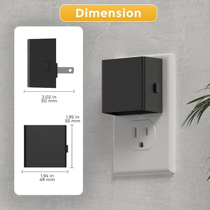 L LOHAS LED Night Lights Plug into Wall,[2-Pack] Plug in Night Light with Dusk to Dawn Sensor,3CCT 1600K/2700K/5000K,Brightness Adjustable,Nightlight for Adults Bathroom Bedroom