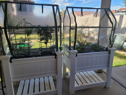 Gardzen Mini Greenhouse Heavy Duty Portable Green House, Zipper Clear Tent Indoor or Outdoor for Plants 36.2”(L) x18.9”(W) x33.3”(H)