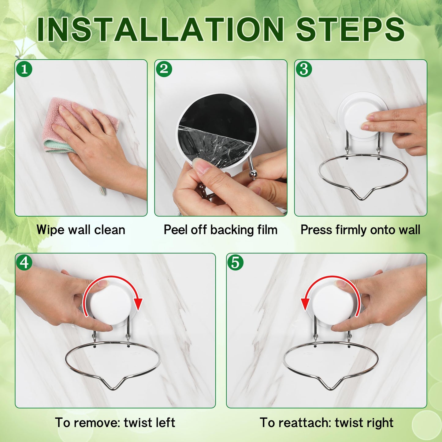 6 Pcs Window Propagation Stations Plastic Wall Hanging Planter with Suction Cup Holder Window Mounted Plant for Hydroponics Plants, Home, Office, Bathroom, Living Room Decor and Any Smooth Surface
