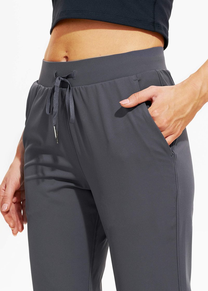 Libin Joggers for Women Tall/Regular/Petite Dance Sweatpants Athletic Workout Trousers Pants Tapered Casual Teacher Yoga Pants for Running Golf Work Cloths, Dark Grey M