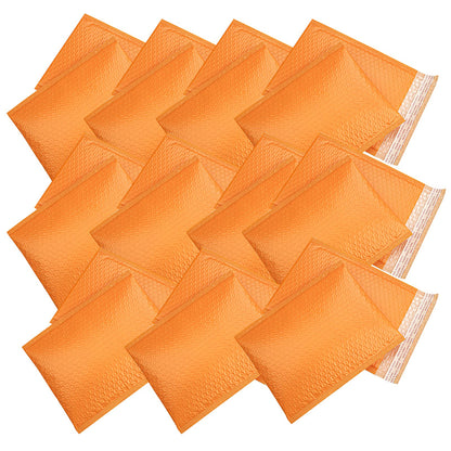 Padded Poly Mailers MEIANJU 13x10 inch Bubble Mailer Envelopes Small Packaging Mailing Envelope Bags Shipping Bag Bulk Pack Self Seal Package Mail Packing Business Supplies,orange 25-Pack