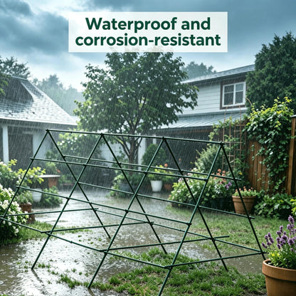 Orgrimmar 26 PCS 48" Garden Stakes 4ft Plastic Coated Climbing Plant Support Stakes Climbing Frame for Tomato Cucumber Eggplant Vine Vegetable (48 Inch)