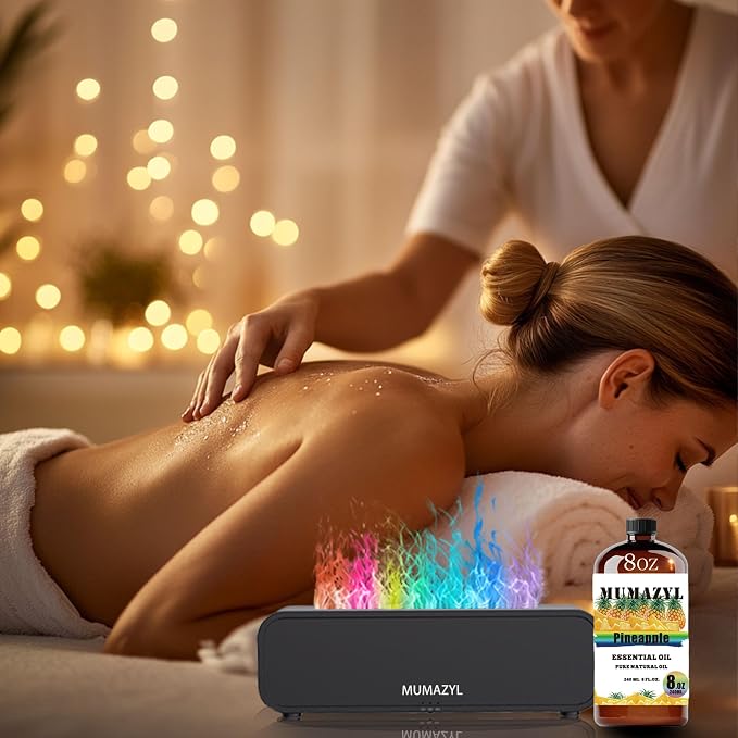 Pineapple Essential Oil, Pineapple Oil 8 Fl Oz 240ML for Diffuser Humidifier Yoga Cleaning DIY Candle Soap Making MUMAZYL Essential Oils