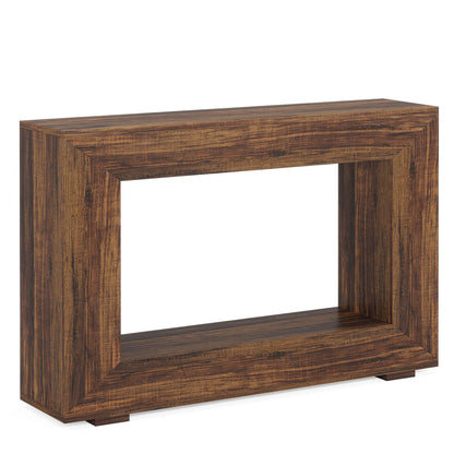 Tribesigns Farmhouse Console Table, 47 Inches Entryway Console Table with Storage, Industrial Hallway Accent Table for Living Room, Entrance