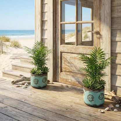 Blue Sky Ceramic Under The Sea 6.5" Planter