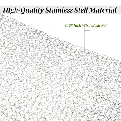 Noamus 8 Pack Plant Root Guard Basket, 5 Gallon Gopher Mole Vole Mesh, Reusable Stainless Steel Plant Speed Wire, Heavy Duty Protector Animal Cages for Garden Trees Bulbs Flowers Vegetables Protection