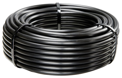 Rain Bird T22-50S Drip Irrigation 1/4" Blank Distribution Tubing, 50' Roll, Black