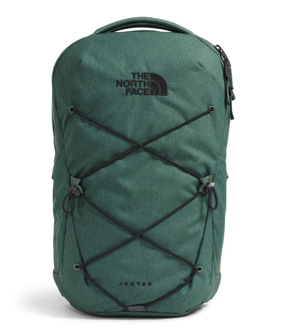 The North Face Jester Everyday Laptop Backpack - Commuter Daypack, Water Repellent, Laptop Sleeve, Duck Green Dark Heather/TNF Black, One Size