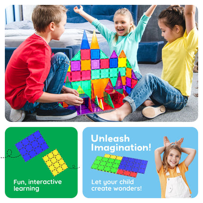 PicassoTiles Magnetic Building Block Tiles Supersize Stabilizer Base Toy Large Size Magnet Tile Plate Jumbo XL Add On Durable Foundation Compatible Education Construction STEM Learning Stacking Set