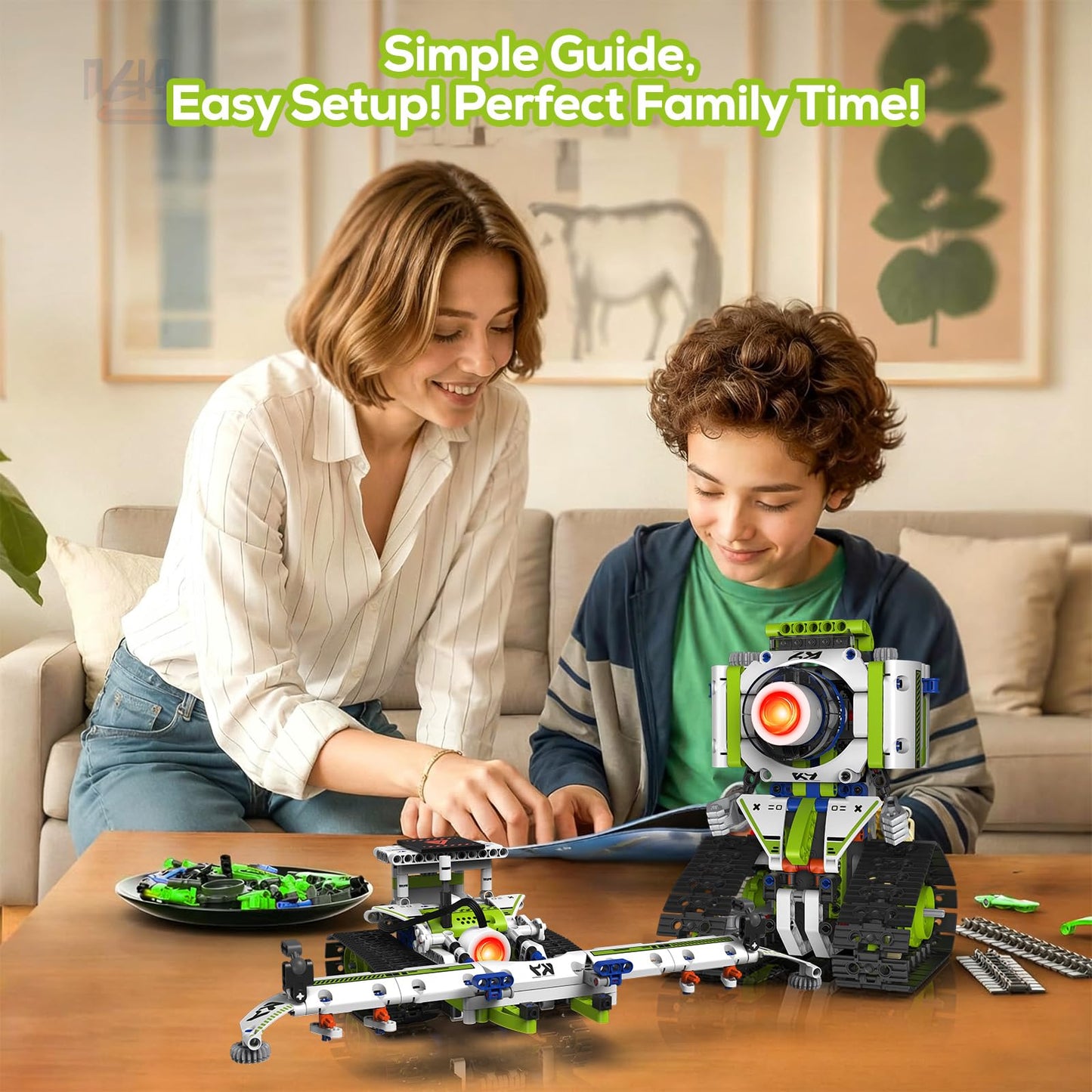 Ansnibe Robot Building Kit with APP/Remote Control STEM Gifts for Boys Age 6-16,Technic Coding Robotic Toys for Kids Birthday, Buildable 5in1 Models with 337+ Pieces