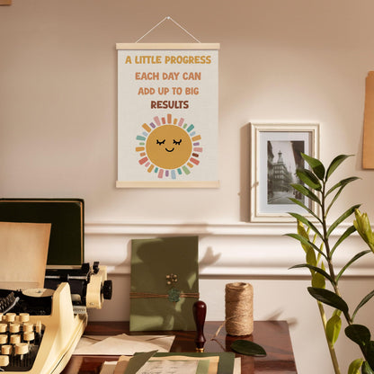 MOTERMATE Boho Sunshine Mental Health Poster Hanger Frame, Motivational Wall Hanging Decor Art Framed for Therapy Office Nursery Room Bedroom, Inspirational Wall Poster Prints, 12x16 Inch