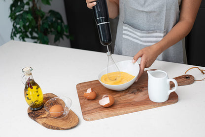 OVENTE Immersion Hand Blender, 300W Electric Handheld Portable Stick Mixer with 2 Mixing Speed and Stainless Steel Blades for Effortless Blending Smoothies, Shakes, Puree or Baby Food, Red HS560R