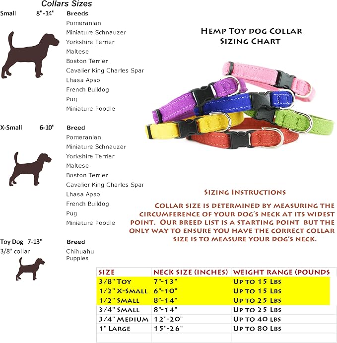 Toy Dog Collars (Bronze)