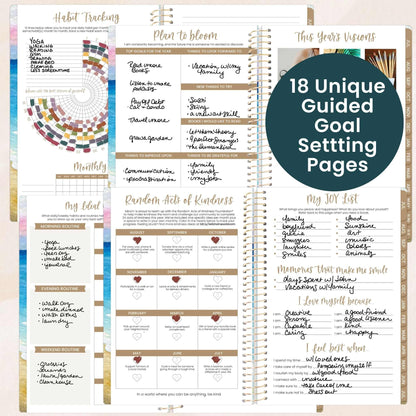 bloom daily planners 2026-2027 Planner - Academic Year (July 2026 - July 2027) Monthly & Weekly Soft Cover Planner for Women - 13 Month Calendar Agenda Book with Stickers - 5.5" x 8.25" - Coastal Calm