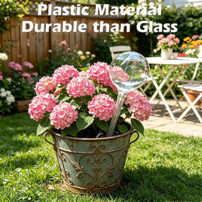 Kingbow Plant Self Watering Globes, Large 12pcs Durable Self Watering Bulb Up to 5 Days of Irrigation for Outdoor Indoor Plant, Automatic Plant Waterer Stake Ideal for Vacation & Daily Plant Care