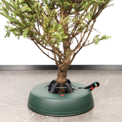 Blissun Christmas Tree Stand with Water Reservoir, Fast Clamp, Foot Pedal, Water Level Indicator, Fits up to 8FT Real Trees
