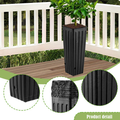 IEUDNS 30x Plant Seedling Pots Plant Container, Convenient Vegetables Versatile Indoor Outdoor Nursery Cups Deep Tree Starter Pots, L