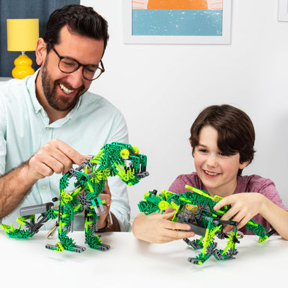 K'NEX Dynamic Dinos 6-in-1 Building Set - STEM Building Kit, Kid Construction, Creative Play Toy‚ Ages 8+