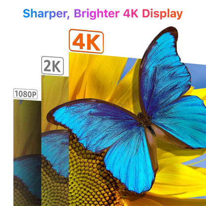kksmart Portable Monitor for Laptop MacBook Surface PC Xbox PS5, Travel Monitor Second Screen for Laptop, HDMI USB-C VESA Compatible Built-in Speaker, 17.3