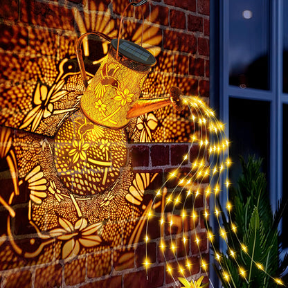 Vcdsoy Solar Watering Can Lights,Hummingbird Mother's Day Gifts for Women Mom Grandma Birthday, Large Hanging Solar Lantern Waterproof Outdoor Garden Decorations for Yard Porch Landscape Patio Pathway