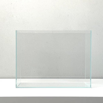 Nano Aquarium Kit 2.2 Gallon, Rimless Glass Betta Fish Tank with Filter & LED Light, 12" x 6" x 8" Small Desktop Fish Tank for Home Office (Transparent, Essential)