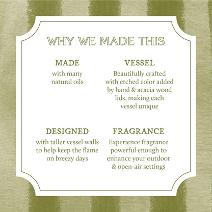 Thymes Scented Candles for Women & Men – Tin with Lid – Luxury Home Decor – Citronella Candles with Notes of Olive Leaf, Lemongrass, & Gardenia – Outdoor Decor (Citronella Grove, 6.5 oz)