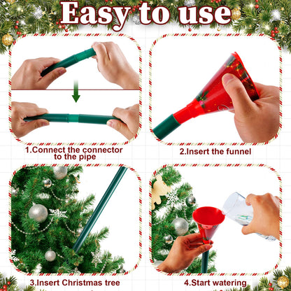VICAMB 39.3 Inch Christmas Tree Watering Funnel,Christmas Tree Watering System Device,Long Tree Watering Funnel Spout for Indoor Outdoor Xmas Tree