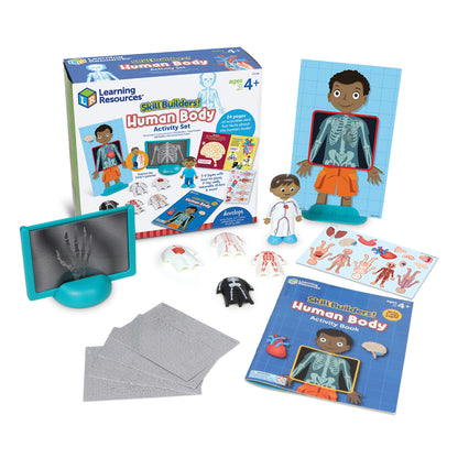 Learning Resources Skill Builders! Human Body Activity Set - Anatomy and Science Classroom Must Haves, STEM Study Tools, Back to School Kits, Homeschool Gifts for Students