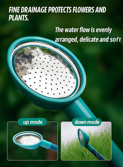 3-Pack 2 Gallon Watering Can, Garden Watering Can Outdoor, Large Plant Watering Can with Long Spout, Non-Slip Handle, Leak-Proof Plastic Watering Can