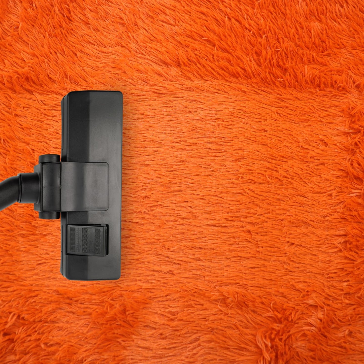 Lifup Soft Fluffy Rectangle Area Rug, Cozy Plush Shaggy Carpet for Living Room Bedroom Home Décor Orange 2.6 x 5.2 Feet