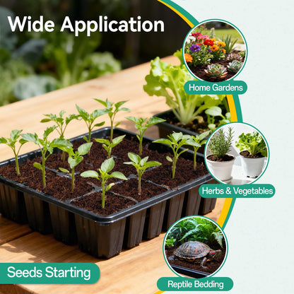 ZeeDix 50 Pcs 30mm Organic Coco Coir Pellets for Seed Starter, Compressed Coconut Coir Potting Soil for Planting, Garden Soil for Indoor Outdoor Plants Bonsai Herbs Flowers Vegetables