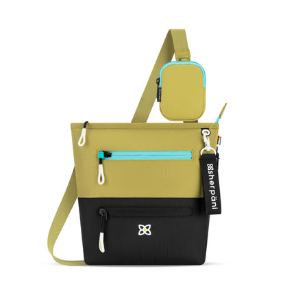 Sherpani Sadie, Nylon Crossbody Bag, Lightweight Shoulder Bag, Travel Cross Body, Crossbody Purse for Women, RFID Protection, Removable Coin Purse, Travel Gift (Chromatic Classic)
