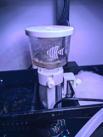 IOAOI Nano Protein Skimmer for Saltwater Aquariums, DC Pinwheel Pump for 20 Gals Fish Tank, Hang On, Internal